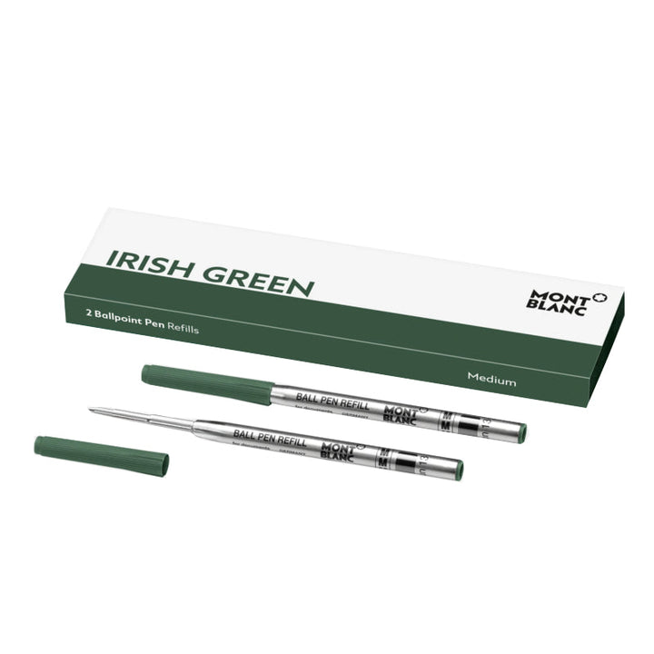 2 Nachfüllminen für Kugelschreiber Medium Irish Green 