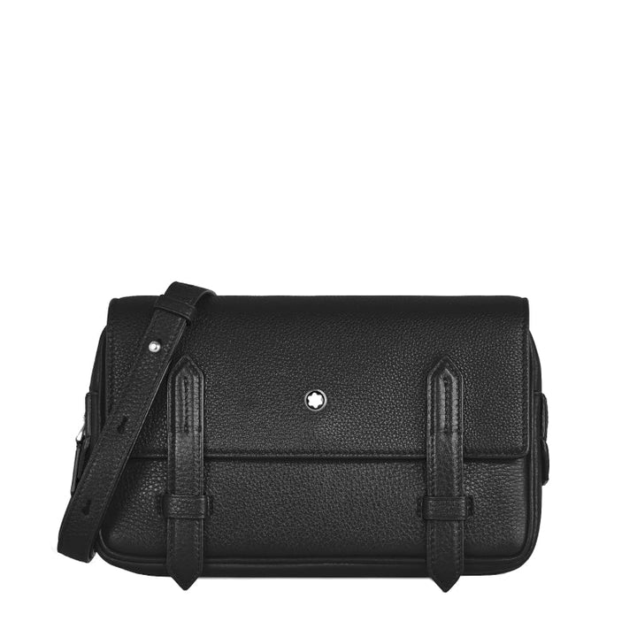 Reporter-Tasche aus genarbtem Leder 