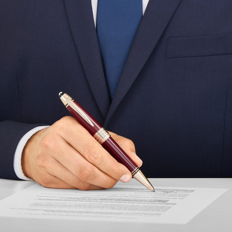 Шариковая ручка John F. Kennedy Special Edition Burgundy - Boutique-Officielle-Montblanc-Cannes