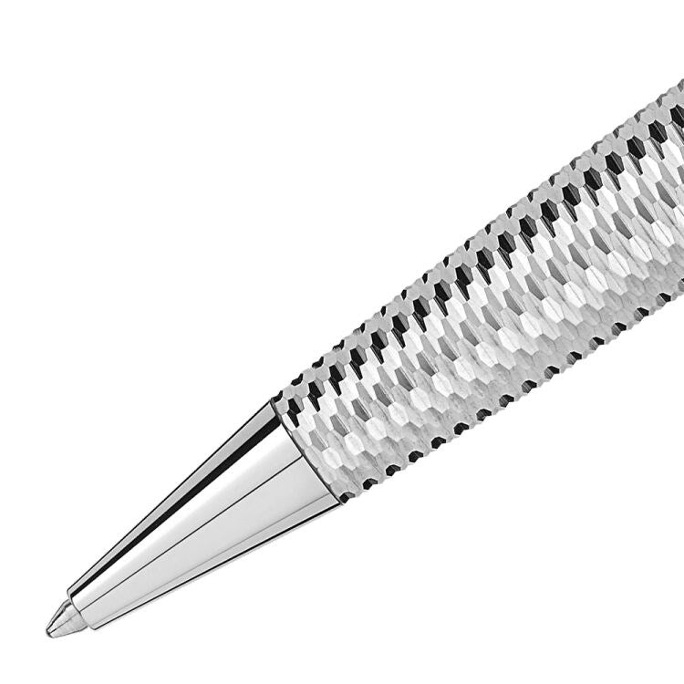 Kugelschreiber Meisterstück Geometry Solitaire Silver Midsize - Boutique-Officielle-Montblanc-Cannes
