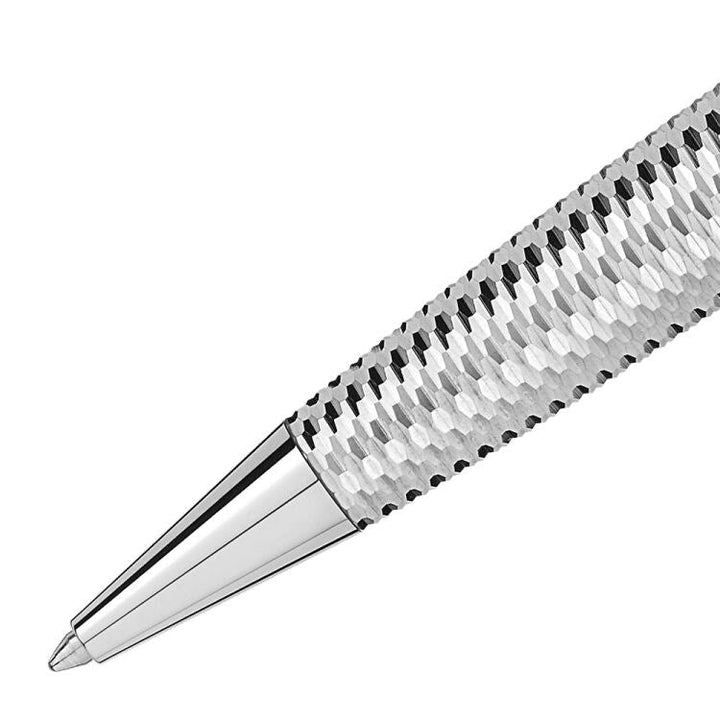 Kugelschreiber Meisterstück Geometry Solitaire Silver Midsize - Boutique-Officielle-Montblanc-Cannes