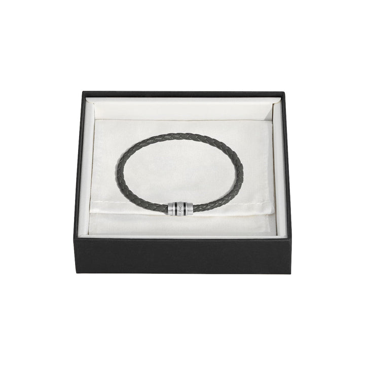 BraceletMontblancBracelet Montblanc en acier 3 anneaux Grainé Fer forgéS