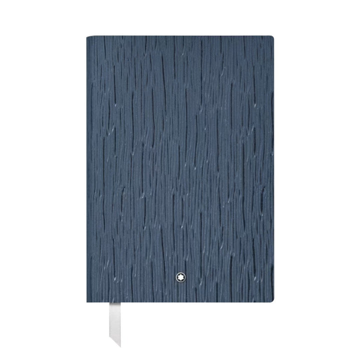 Carnet de noteMontblancCarnet Moyen Format en Cuir Corteccia Bleu, Pages Lignées