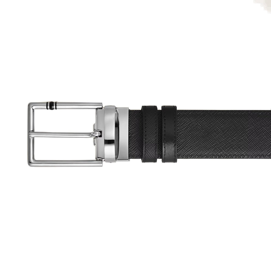 Ceinture hommeMontblancCeinture réversible 35 mm en cuir avec boucle rectangulaire Montblanc Meisterstück