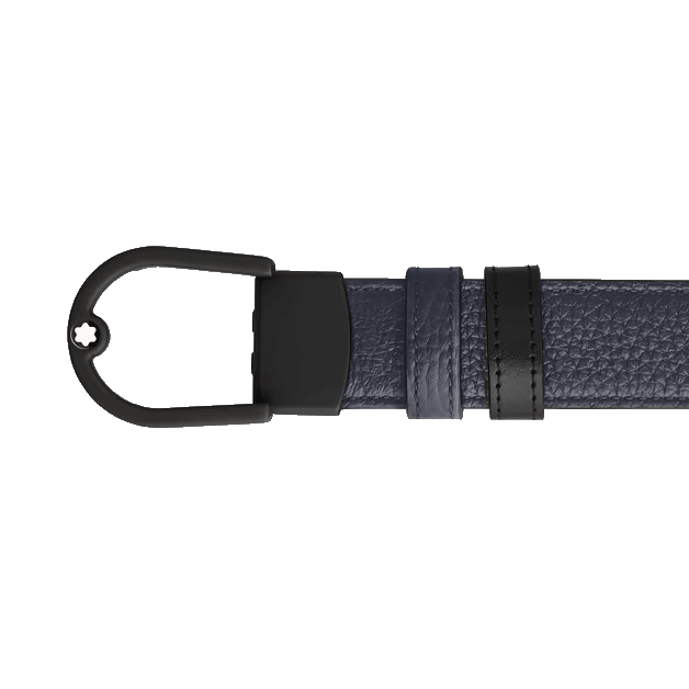 HerrengürtelMontblancWendegürtel Horseshoe 30 mm aus Montblanc Leder mit Narbung