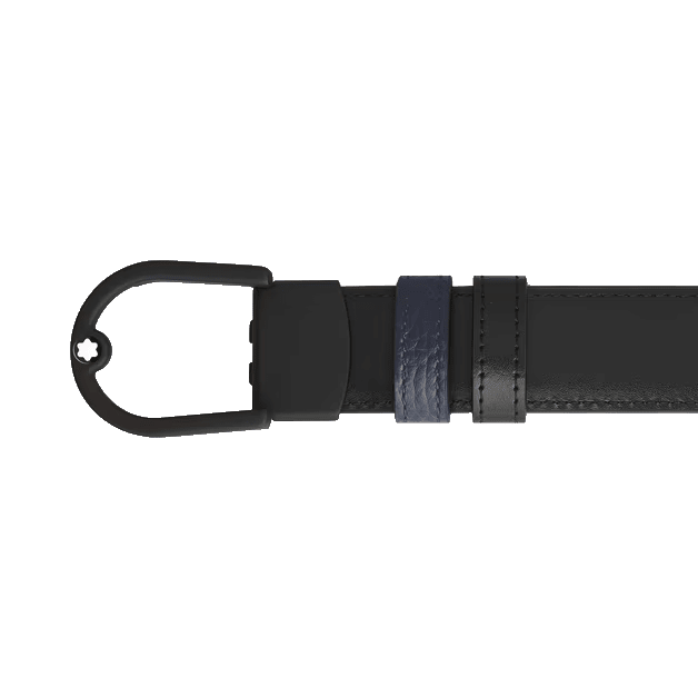 HerrengürtelMontblancWendegürtel Horseshoe 30 mm aus Montblanc Leder mit Narbung