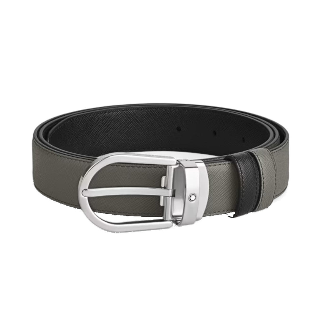 Мужской ремень MontblancДвусторонний ремень Horseshoe 30 мм Montblanc Sartorial