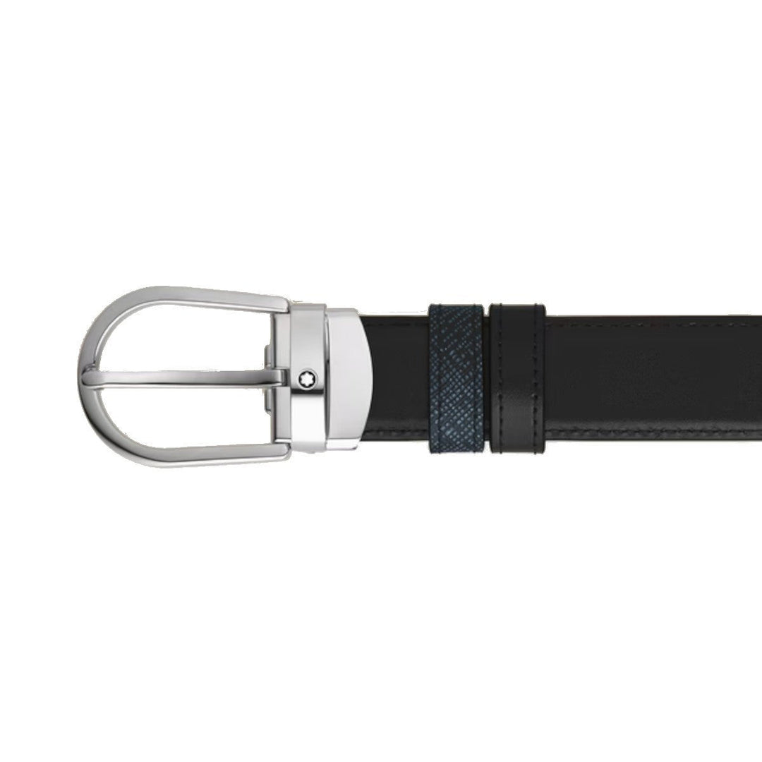 Мужской ременьMontblancРеверсивный ремень Montblanc Horseshoe 30 мм из кожи Sartorial