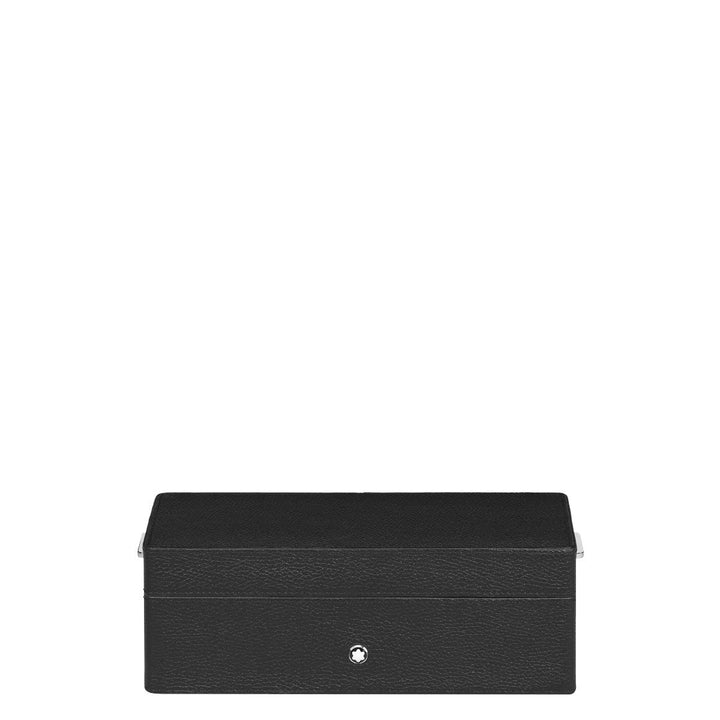 Coffret pour stylosMontblancBoîte à Stylos Montblanc en Cuir Grainé Noir