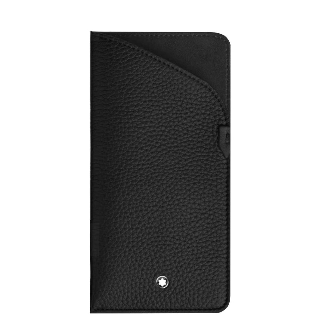 Футляр для очковMontblancФутляр для очков Montblanc из чёрной зернистой кожи