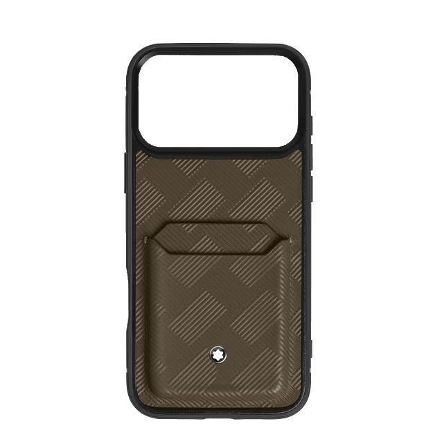 Чехол для телефонаMontblancЖесткий кожаный чехол Extreme для iPhone 17 Pro Max с картой памяти 2cc Montblanc Extreme 3.0