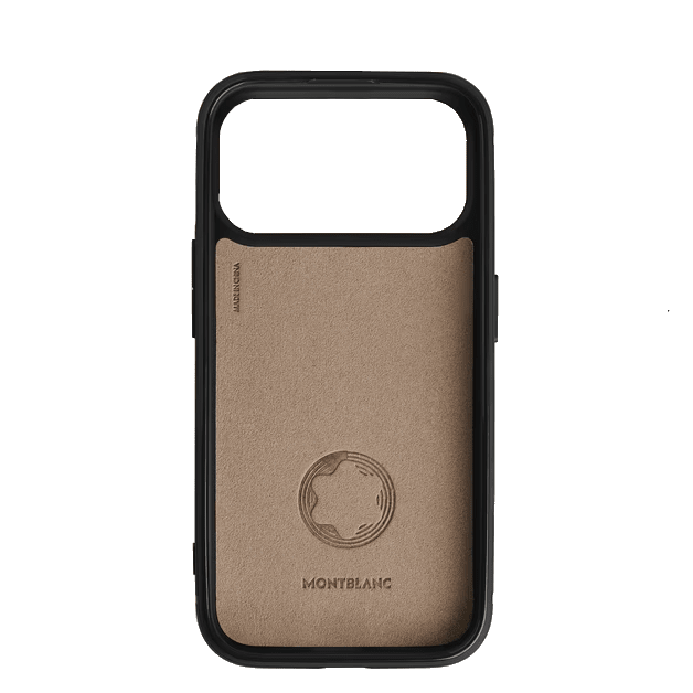 Montblanc-TelefonetuiHartschalenetui für iPhone 17 Pro mit 2cc aus Montblanc Extreme 3.0-Leder