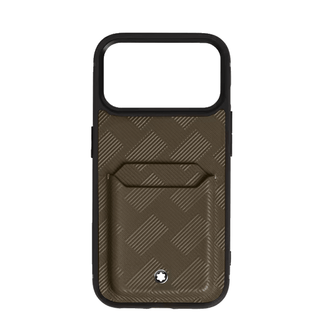 Montblanc-TelefonetuiHartschalenetui für iPhone 17 Pro mit 2cc aus Montblanc Extreme 3.0-Leder