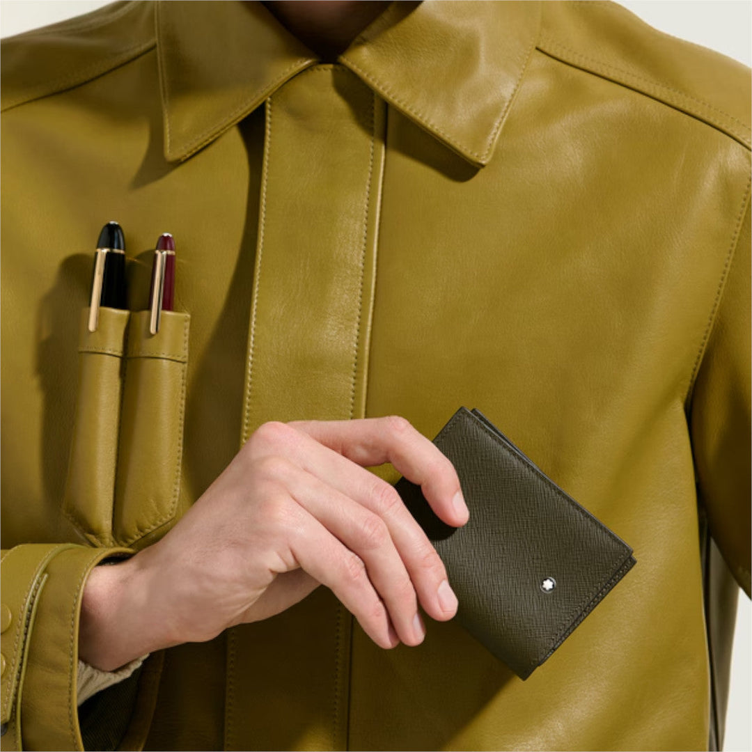 Porte-cartes Montblanc 4cc Sartorial Kaki