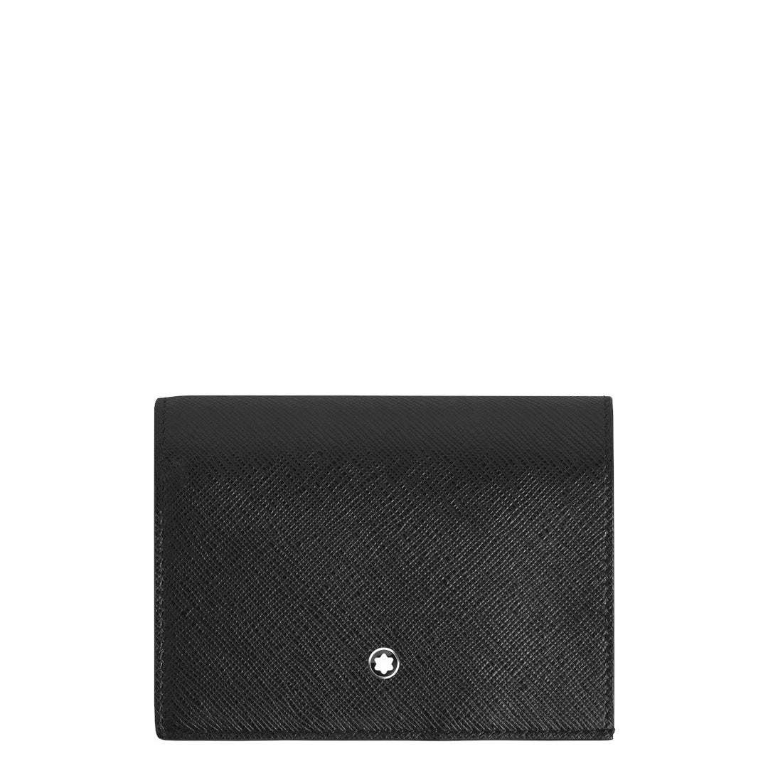 Portefeuille Compact 6cc Zippé Montblanc Sartorial Noir