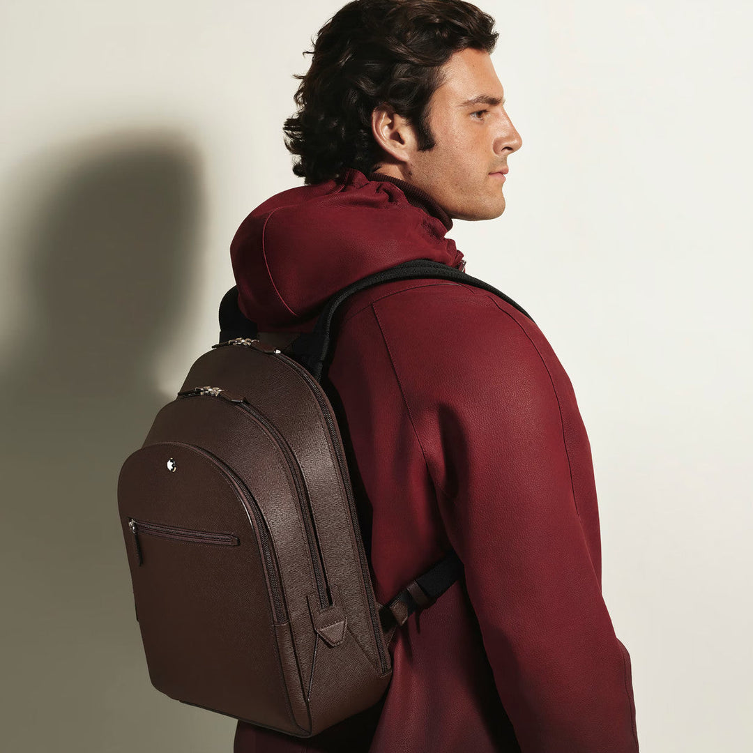 Sac à dos moyen modèle 3 compartiments Montblanc Sartorial Ébène