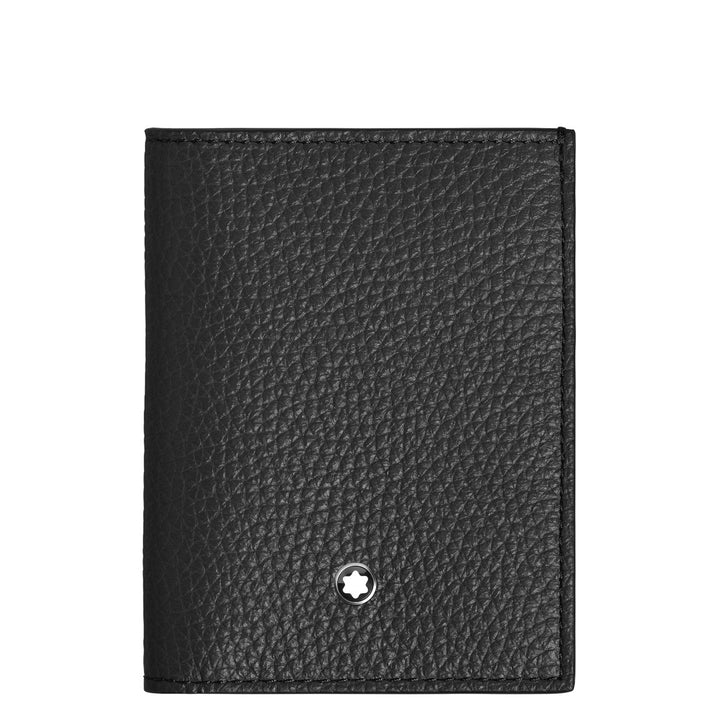 Mini Portefeuille 4cc Montblanc Grainé Noir