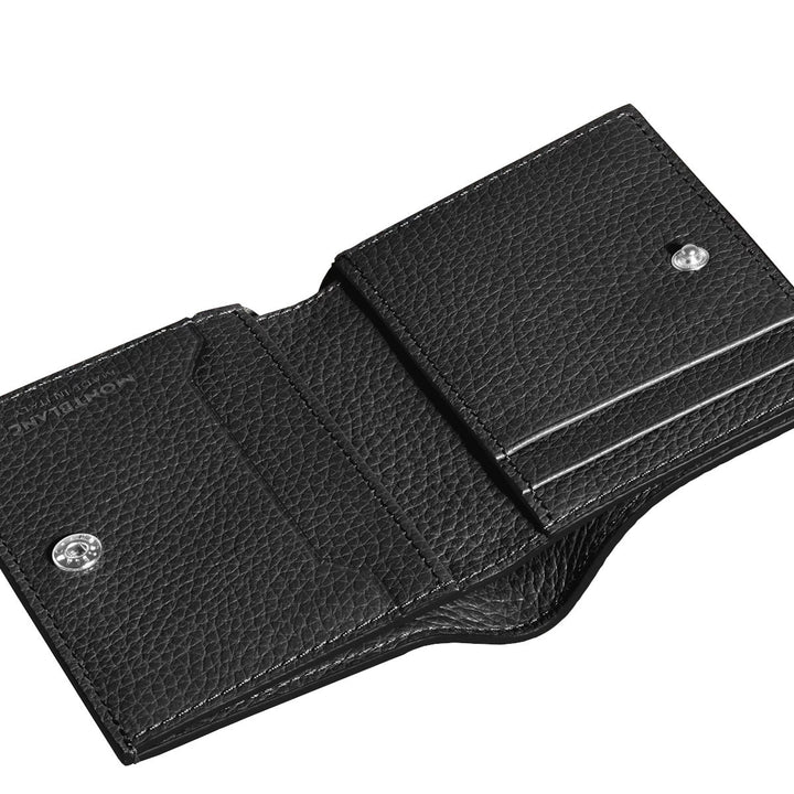 Mini Portefeuille 4cc Montblanc Grainé Noir