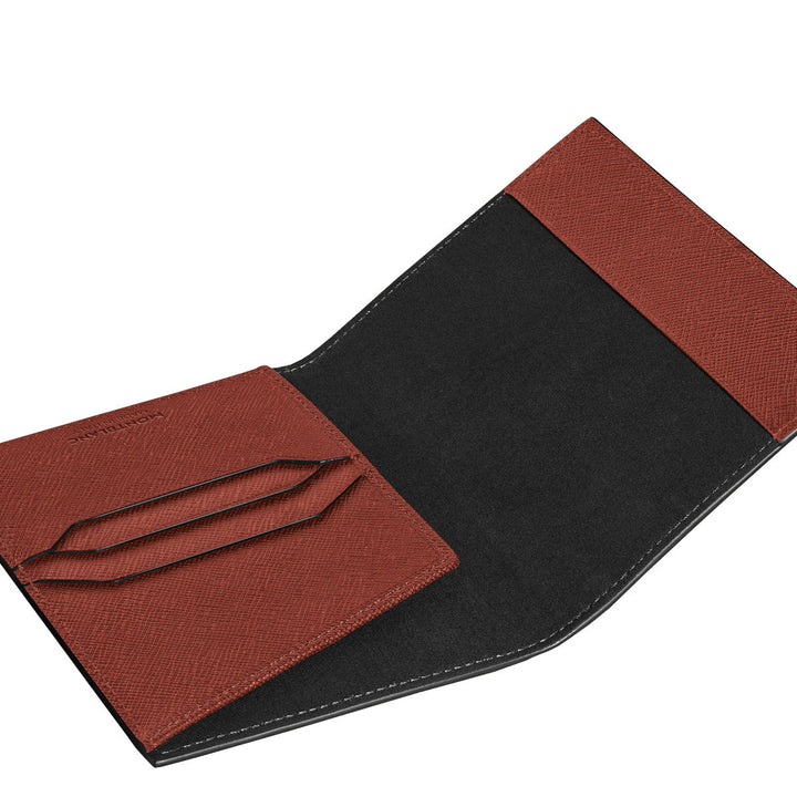 Porte-passeport en cuir Montblanc Sartorial Rouge