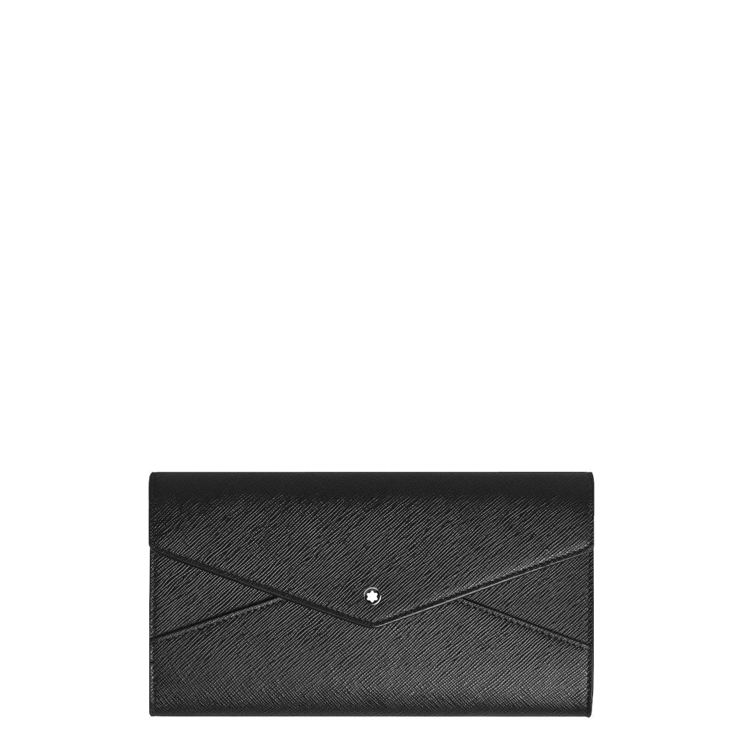 Portefeuille Envelope Continental fin Montblanc Sartorial Noir