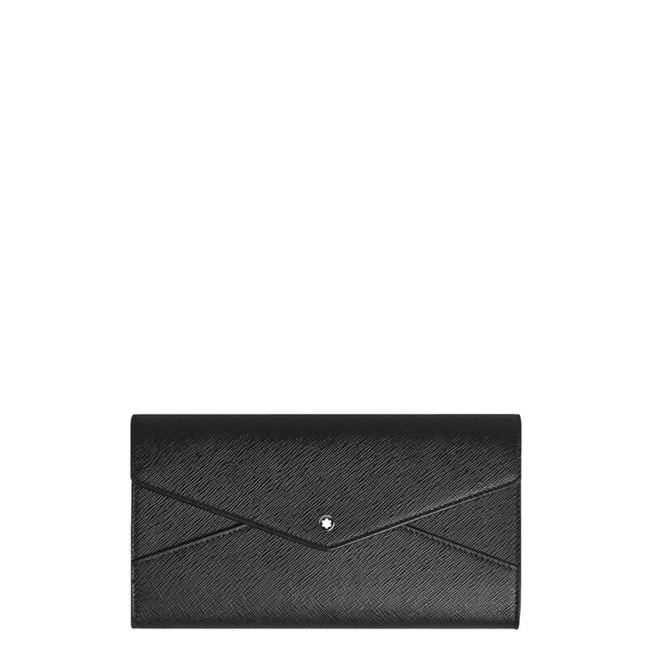 Portefeuille Envelope Continental fin Montblanc Sartorial Noir