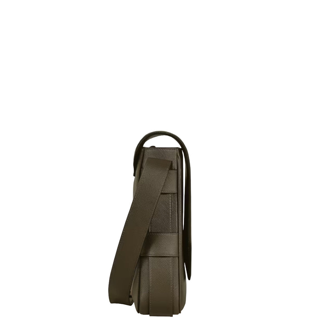 Montblanc Messenger-Tasche aus Sartorial-Leder in Khaki 