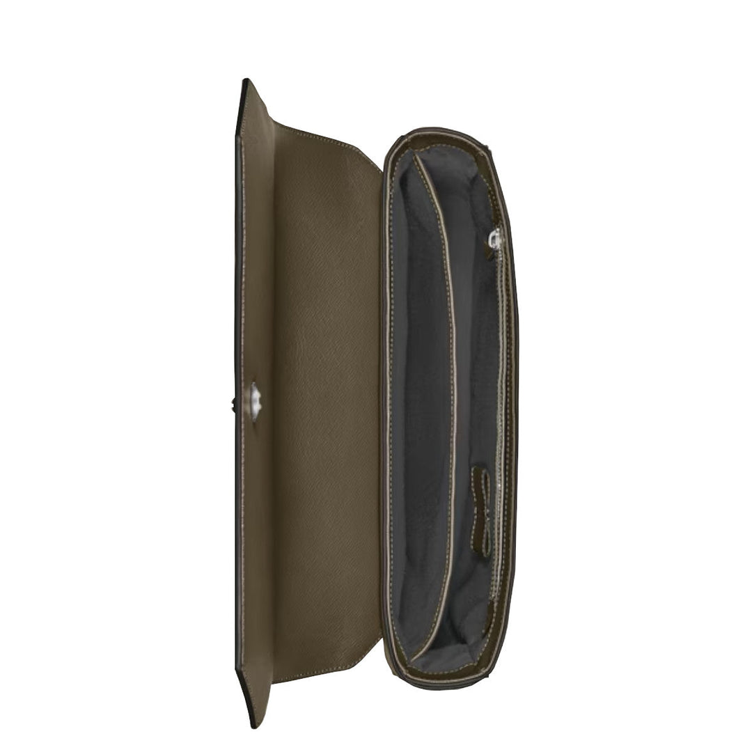 Montblanc Messenger-Tasche aus Sartorial-Leder in Khaki 