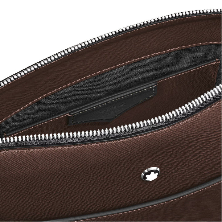 Sac Messenger vertical en cuir Montblanc Sartorial Ébène