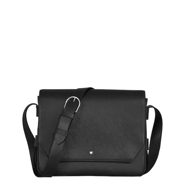 Montblanc Messenger-Tasche aus Sartorial-Leder in Schwarz 