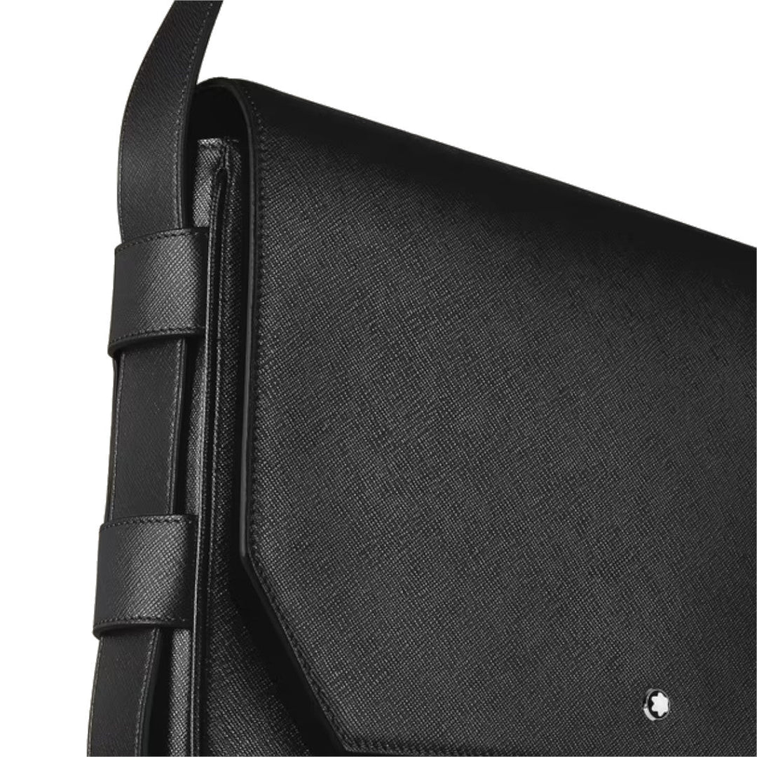 Montblanc Messenger-Tasche aus Sartorial-Leder in Schwarz 