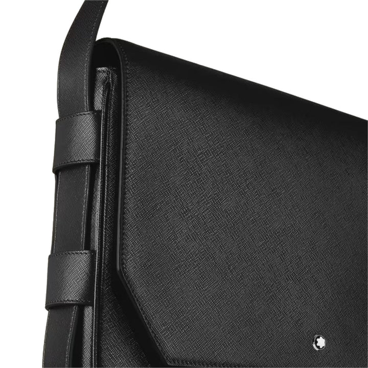 Montblanc Messenger-Tasche aus Sartorial-Leder in Schwarz 