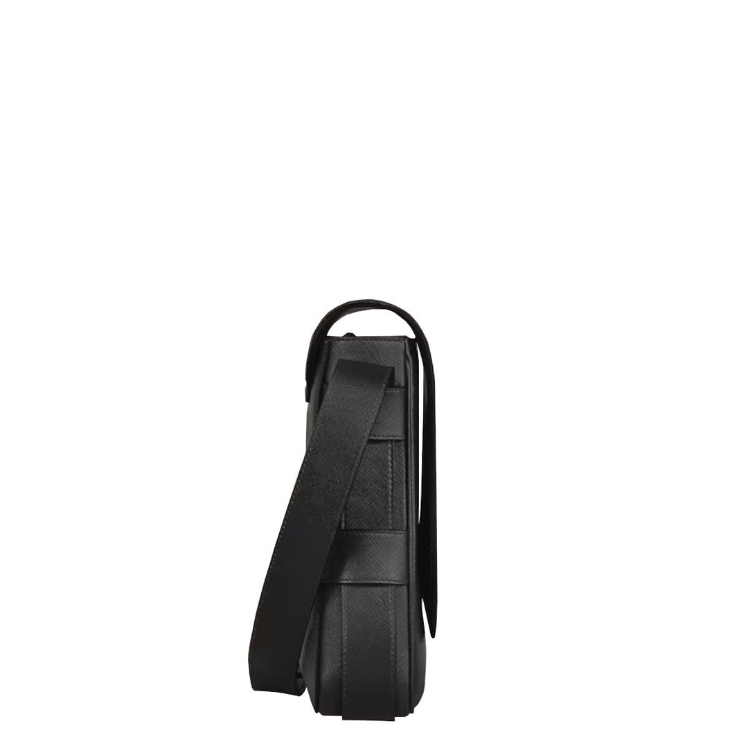 Montblanc Messenger-Tasche aus Sartorial-Leder in Schwarz 