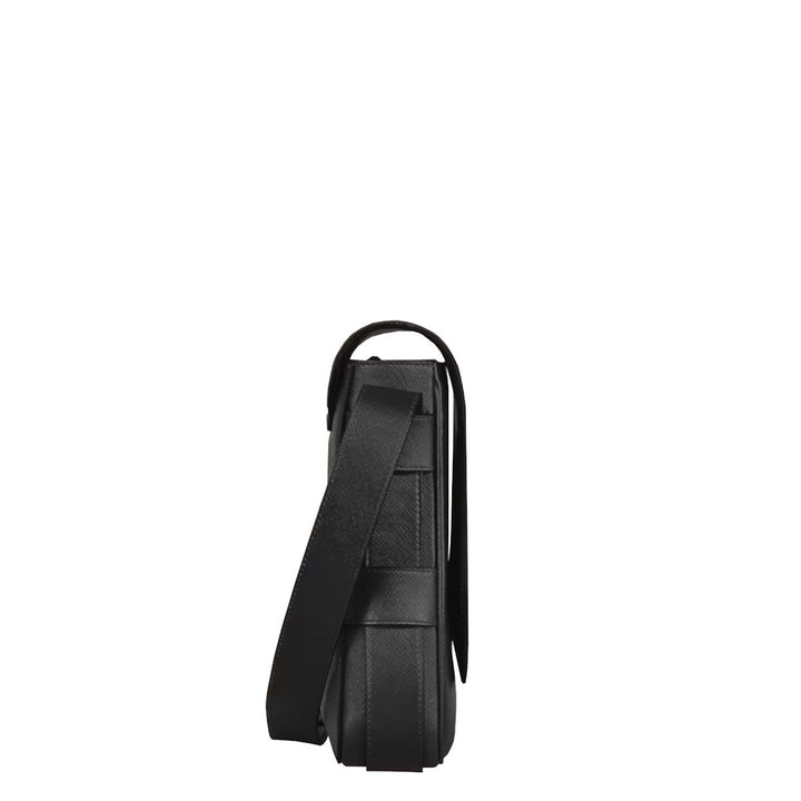 Montblanc Messenger-Tasche aus Sartorial-Leder in Schwarz 