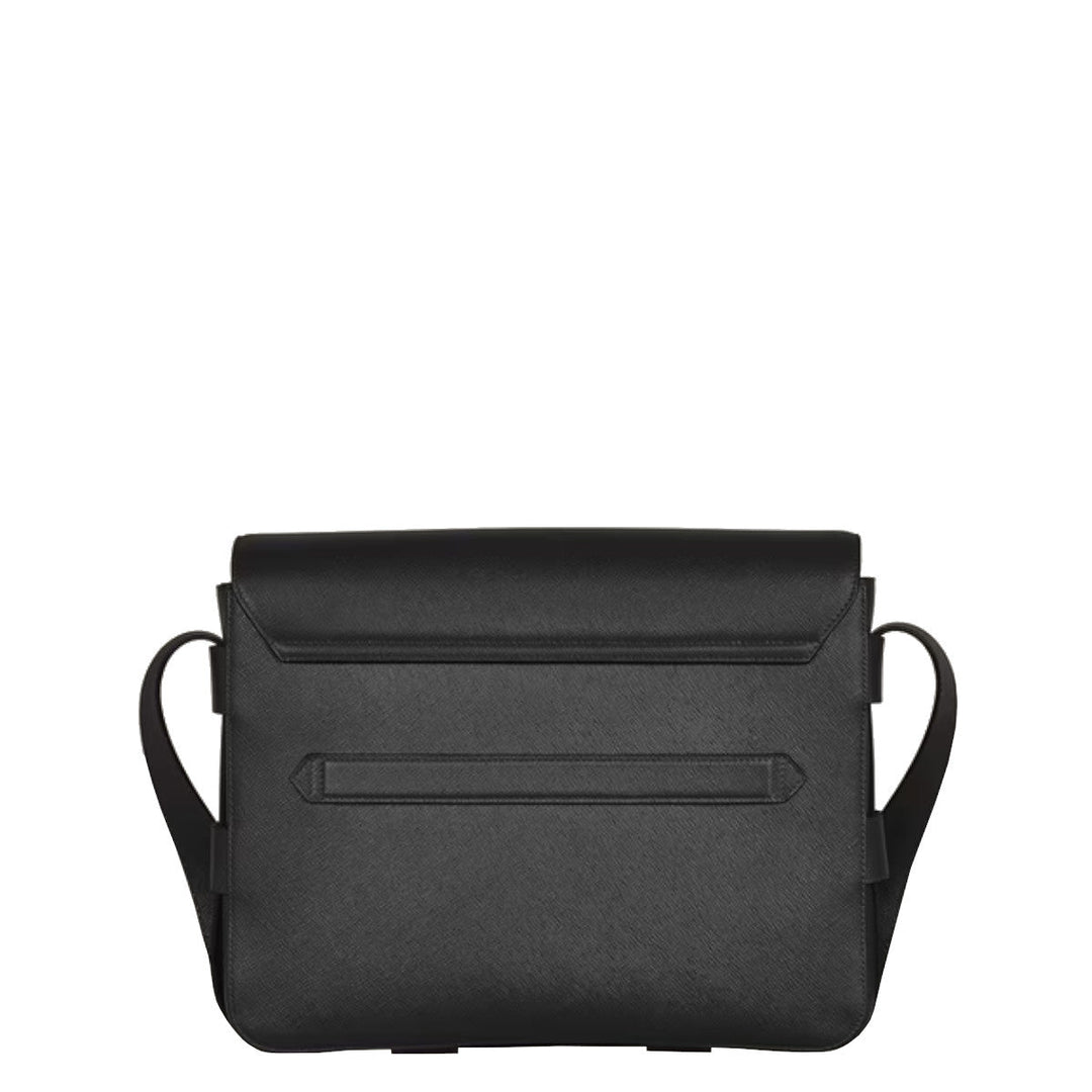 Montblanc Messenger-Tasche aus Sartorial-Leder in Schwarz 