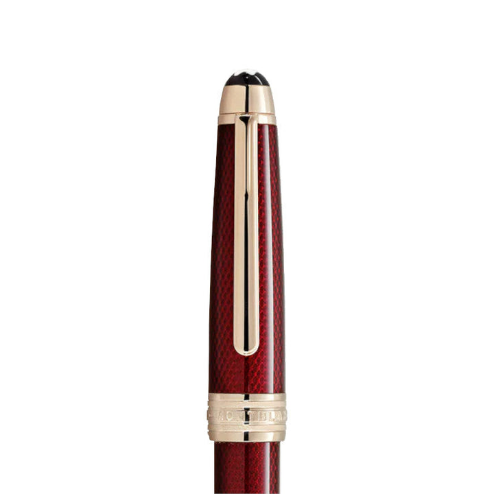 Kugelschreiber Montblanc Meisterstück Rouge Bordeaux 