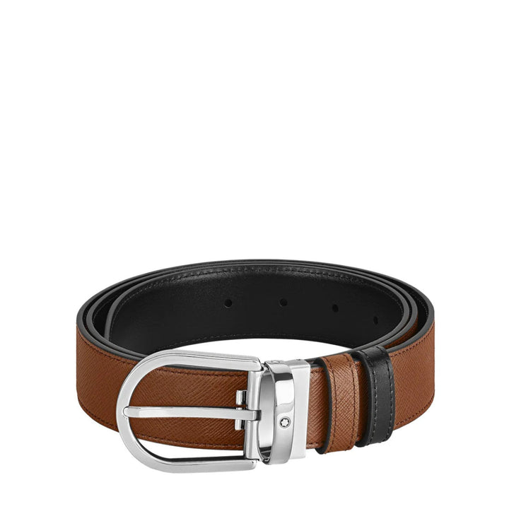 Ceinture réversible Horseshoe 35 mm en cuir Montblanc Sartorial