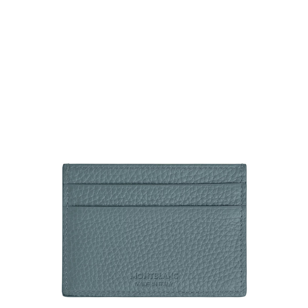 Porte-cartesMontblancPorte-Cartes 5cc Montblanc Grainé Bleu
