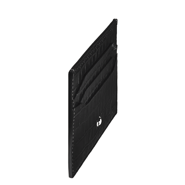 Montblanc-KartenetuiMontblanc-Kartenetui 6cc aus crocogeprägtem Leder