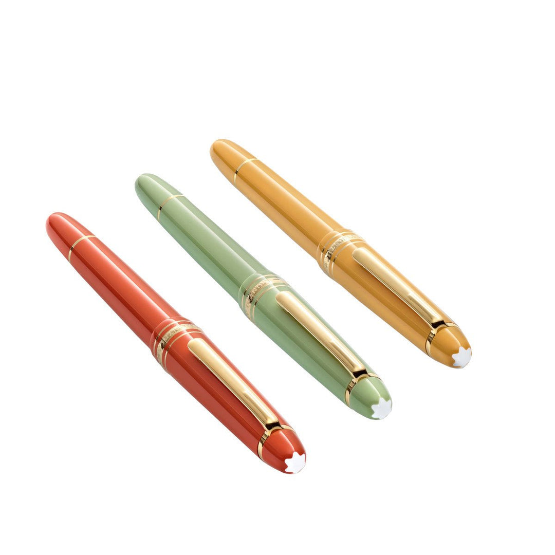 Stylo PlumeMontblancSet avec Stylos-Plume Montblanc Meisterstück Bloom Doré