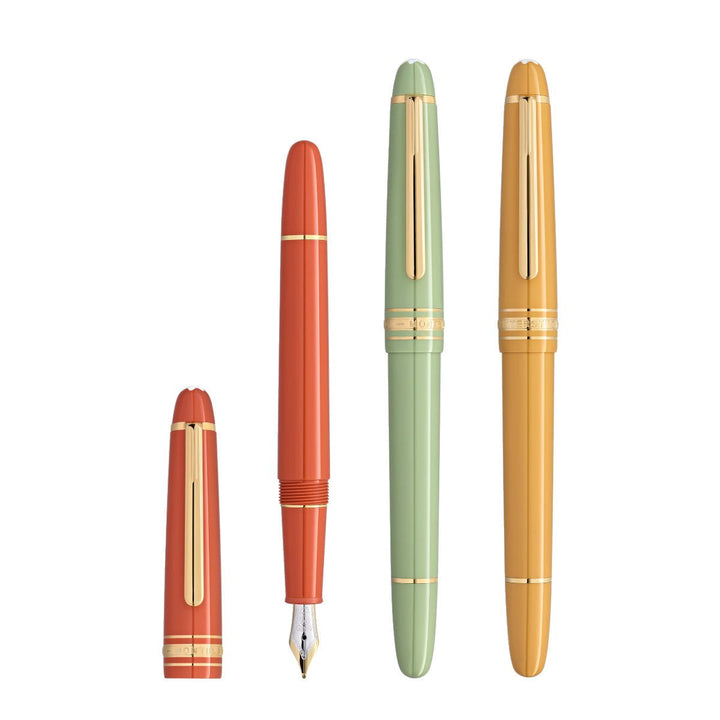 Stylo PlumeMontblancSet avec Stylos-Plume Montblanc Meisterstück Bloom Doré