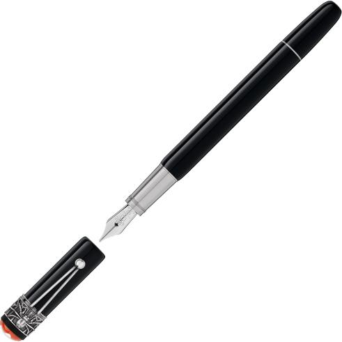 Füllfederhalter Montblanc Heritage Collection Rouge &amp; Noir Spider Metamorphosis - Boutique-Officielle-Montblanc-Cannes