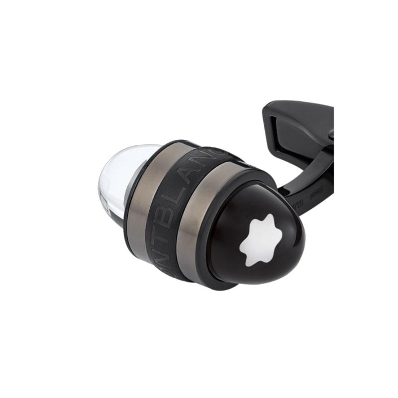 Запонки Montblanc StarWalker из стали и лака 