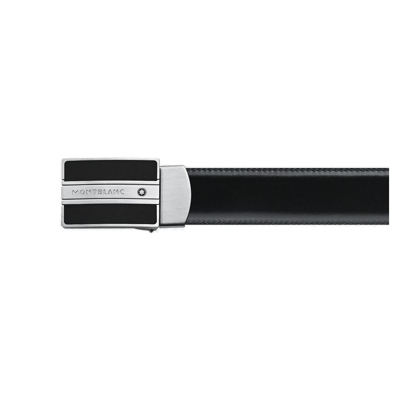 Wendbarer 30-mm-Gürtel aus schwarzem/braunem Leder 