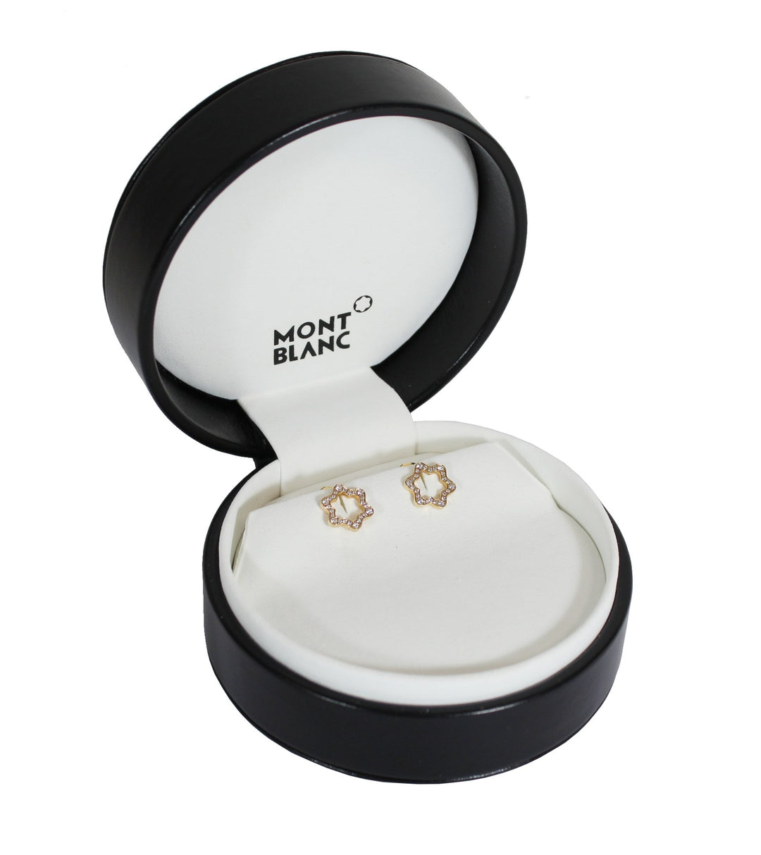 Montblanc Ohrring-Pin aus Gold und Diamanten 