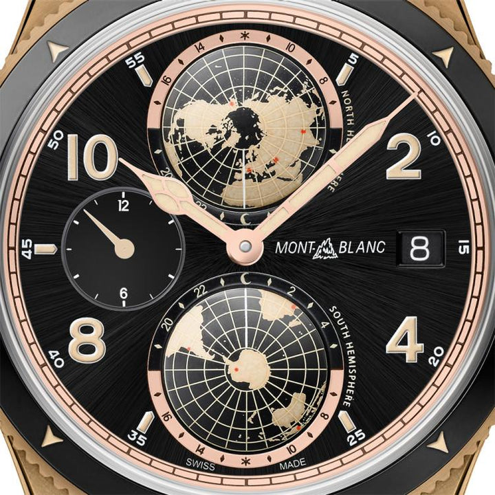 Montblanc-Uhr 1858 Geosphere Limited Edition - 1858 Stück - Boutique-Officielle-Montblanc-Cannes