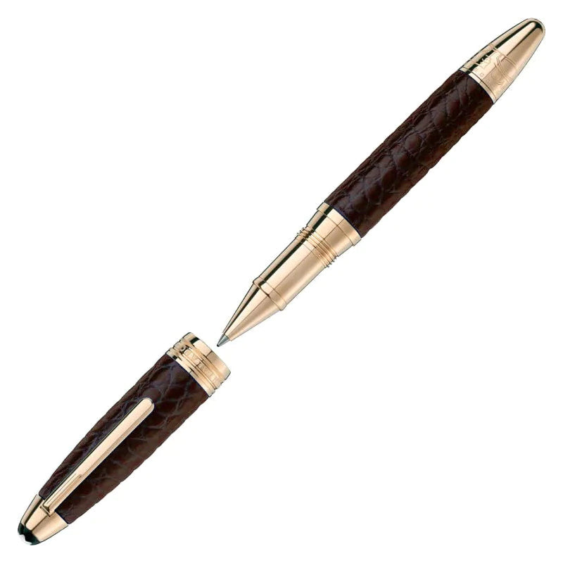 Роллерболл Great Masters Exotic Leather из коричневой кожи аллигатора 