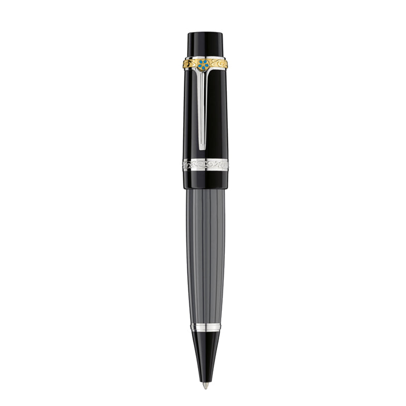 Rollerball Montblanc Edition Honore De Balzac Schwarzes Harz 