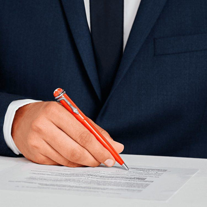 Montblanc Heritage Collection Rouge et Noir Special Edition Coral Kugelschreiber - Boutique-Officielle-Montblanc-Cannes