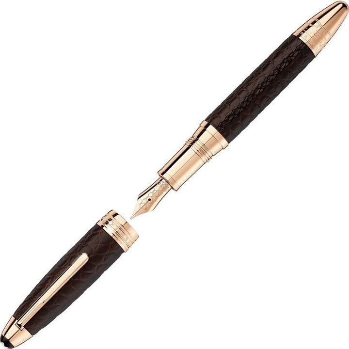 Füllfederhalter Great Masters Exotic Leather aus braunem Alligatorleder - Boutique-Officielle-Montblanc-Cannes