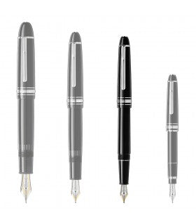 Stylo plume Meisterstück Classique Platiné Noir - Boutique-Officielle-Montblanc-Cannes